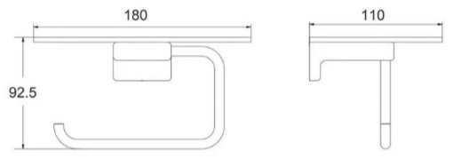 KABINKA.KZ держатель K0000234619 1 шт, латунь