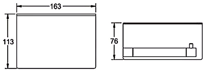 KABINKA.KZ держатель RG3005H-1 1 шт, латунь купить,NaN
