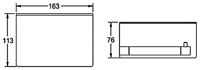 KABINKA.KZ держатель RG3005H-1 1 шт, латунь купить,NaN