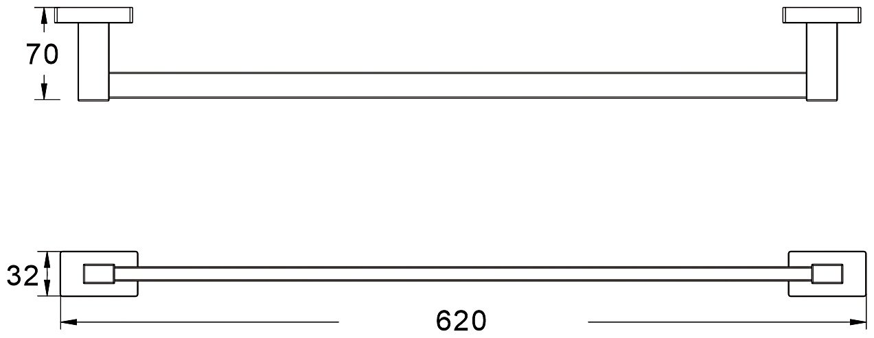 KABINKA.KZ держатель KABINKA.KZ 1 шт, латунь
