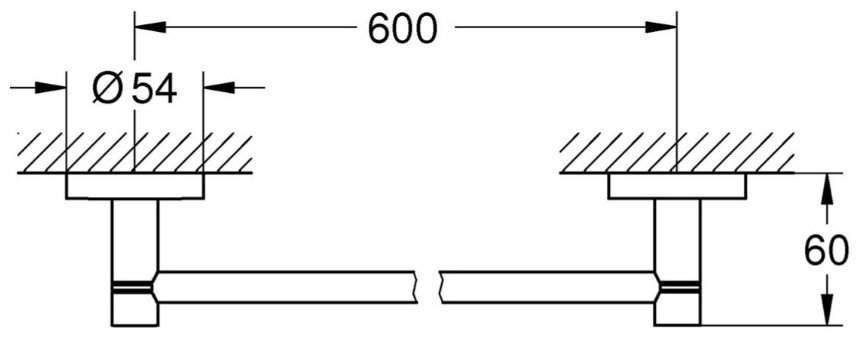 Grohe держатель 40366001 1 шт, металл купить,41004