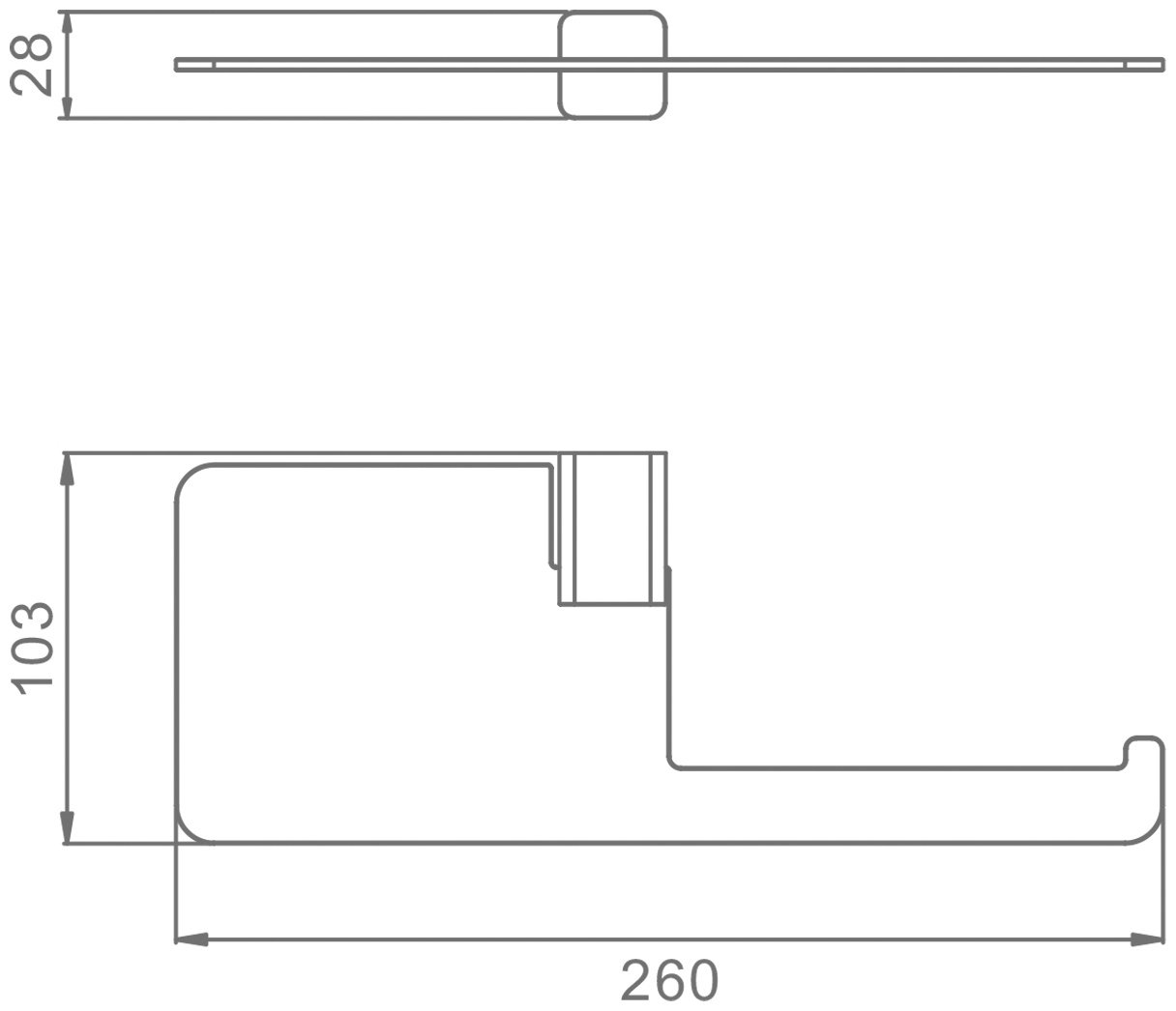 Raglo держатель R301.03 1 шт, металл