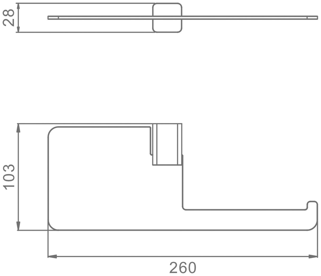 Raglo держатель R301.03 1 шт, металл купить,NaN