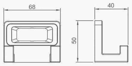 Gappo крючок G30805-23 1 шт, нержавеющая сталь купить,NaN
