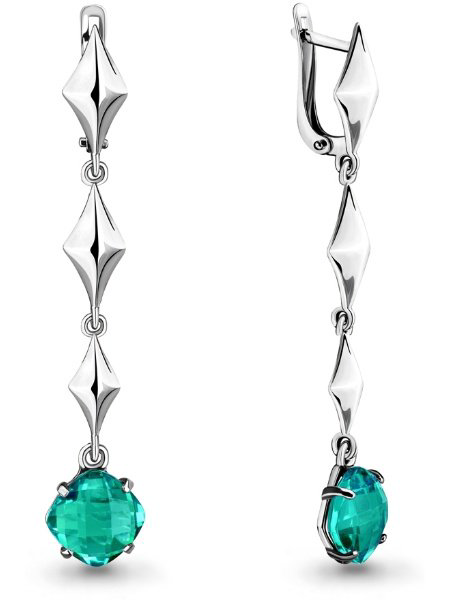 Серьги Aquamarine 4707488  купить,NaN