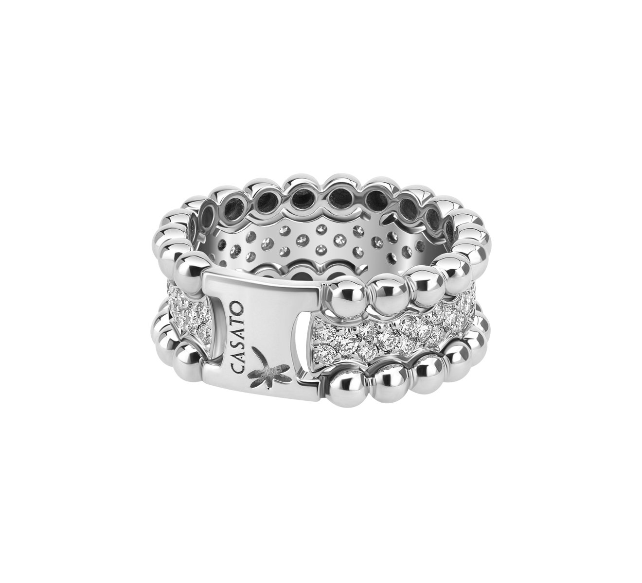 Кольцо Casato 1563 cas 16,5р 8,56гр 1,17ct. купить,NaN