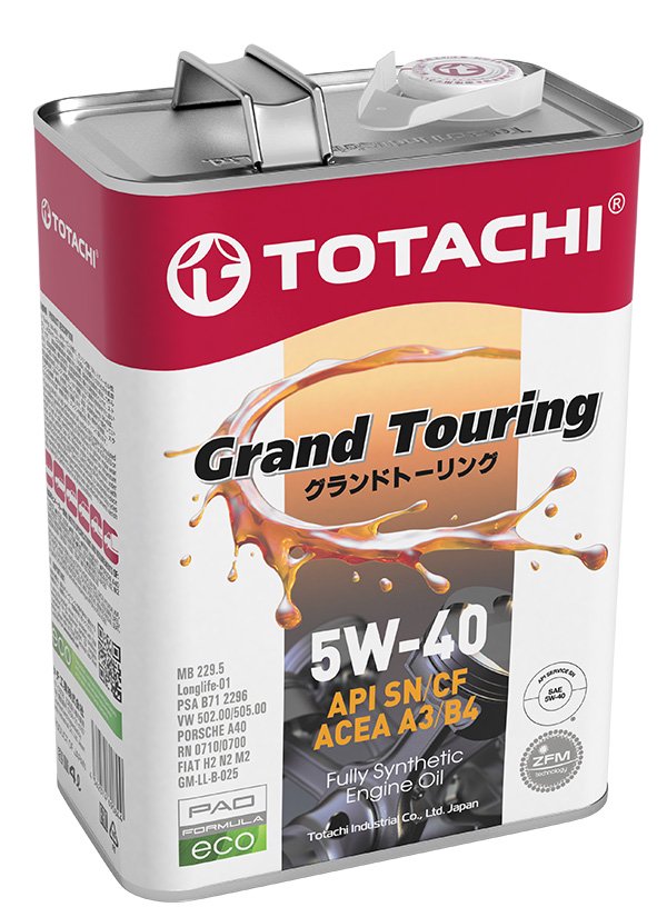 Моторное масло Totachi Grand Touring 5W-40 SN 4л