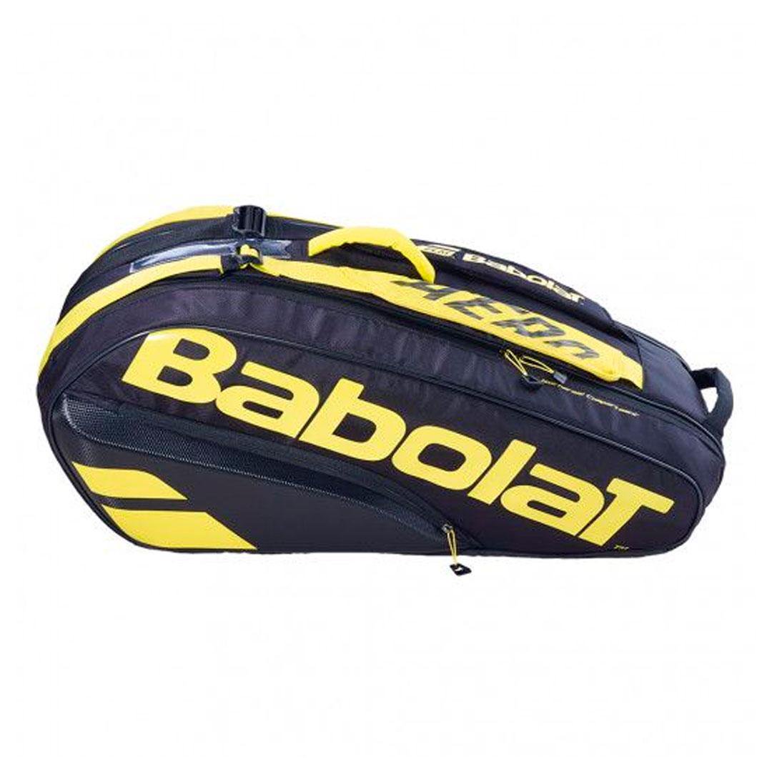 Сумка для ракеток Babolat RH x 6 Pure Aero 751212 черно-желтая купить,NaN