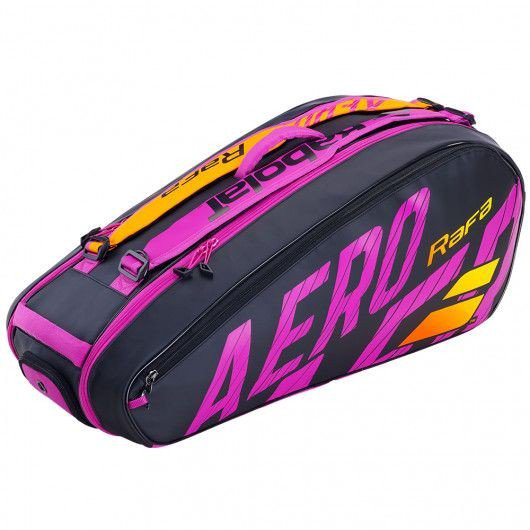 Сумка для ракеток Babolat RH x 6 Pure Aero Rafa 751216 чёрная купить,NaN