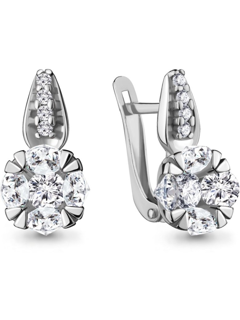 Серьги Aquamarine 48061А купить,NaN