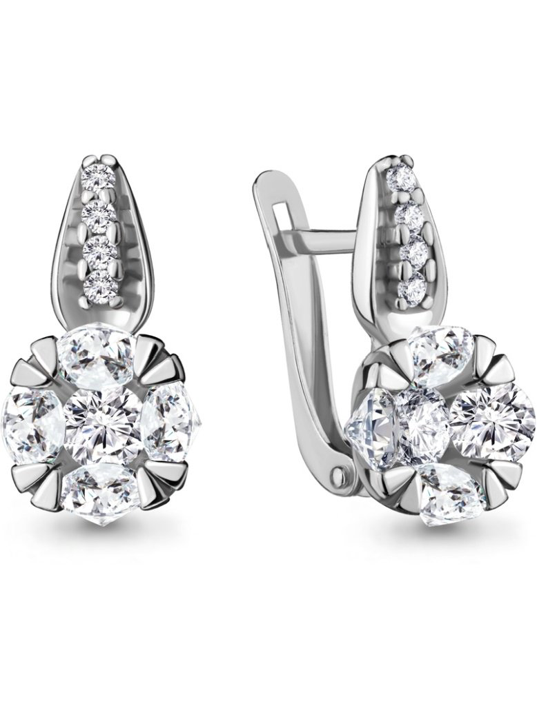 Серьги Aquamarine 48061А купить,NaN