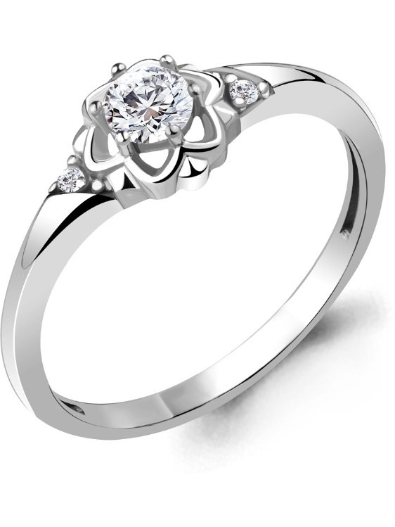 Кольцо Aquamarine 68647А 17,5р 1,55гр. купить,NaN