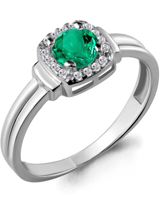 Кольцо Aquamarine 66567Г 18р 1,9гр. купить,NaN