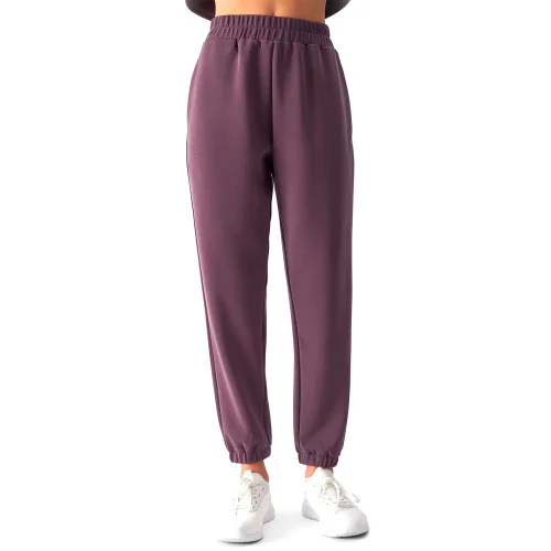 Брюки женские 4F Sportstyle темно-фиолетовые L - ForteMarket Брюки женские 4F Sportstyle темно-фиолетовые L купить,0
