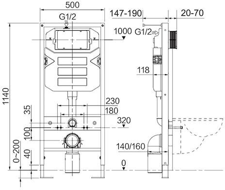 Ceramicanova рамная инсталляция CN1001W купить,NaN