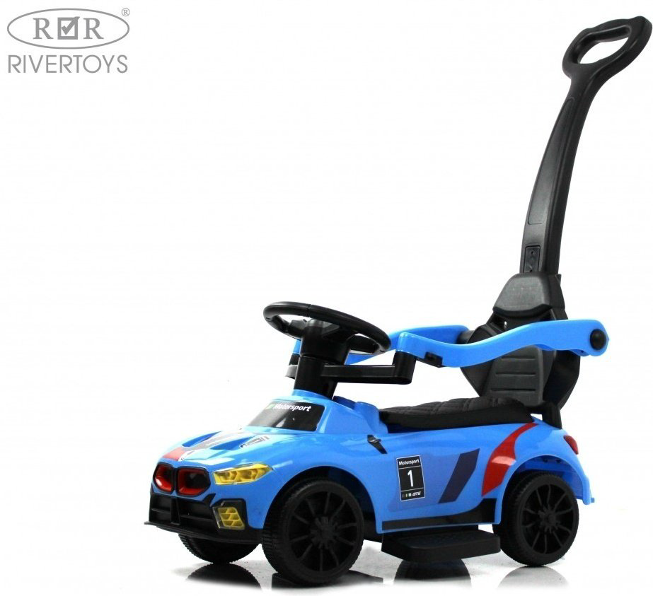 Каталка River Toys F003FF синий купить,NaN