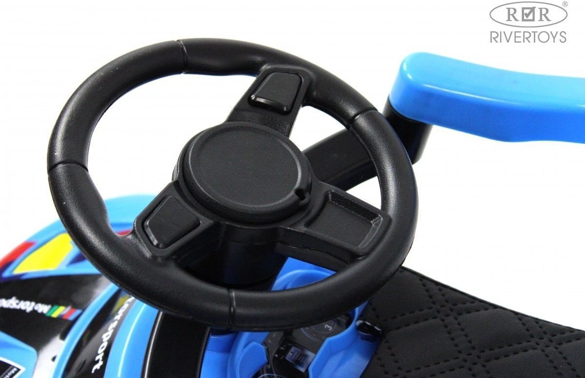 Каталка River Toys F003FF синий купить,NaN