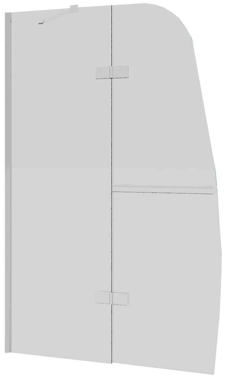 Душевая шторка Grossman GR-102/2 распашная, правая