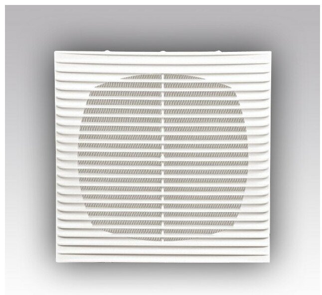 Решетка вентиляционная Эра 194х194х7.6 мм, пластик