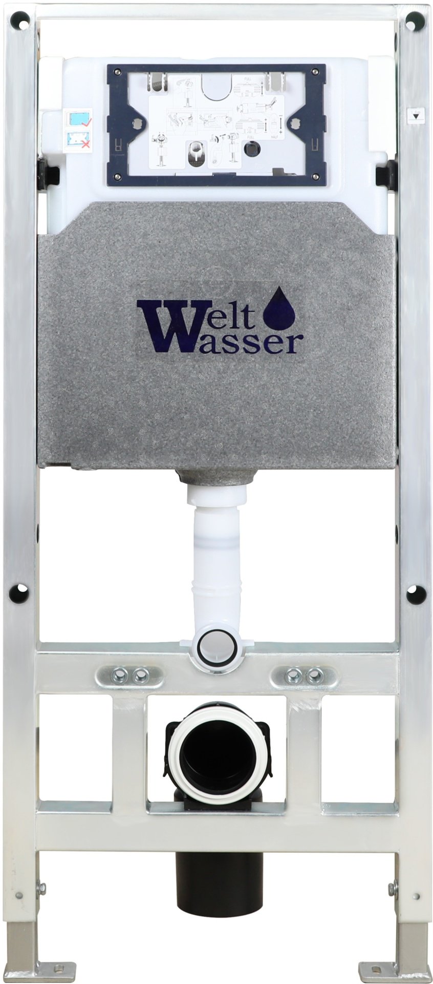 WeltWasser рамная инсталляция AMBERG 506 ST без кнопки