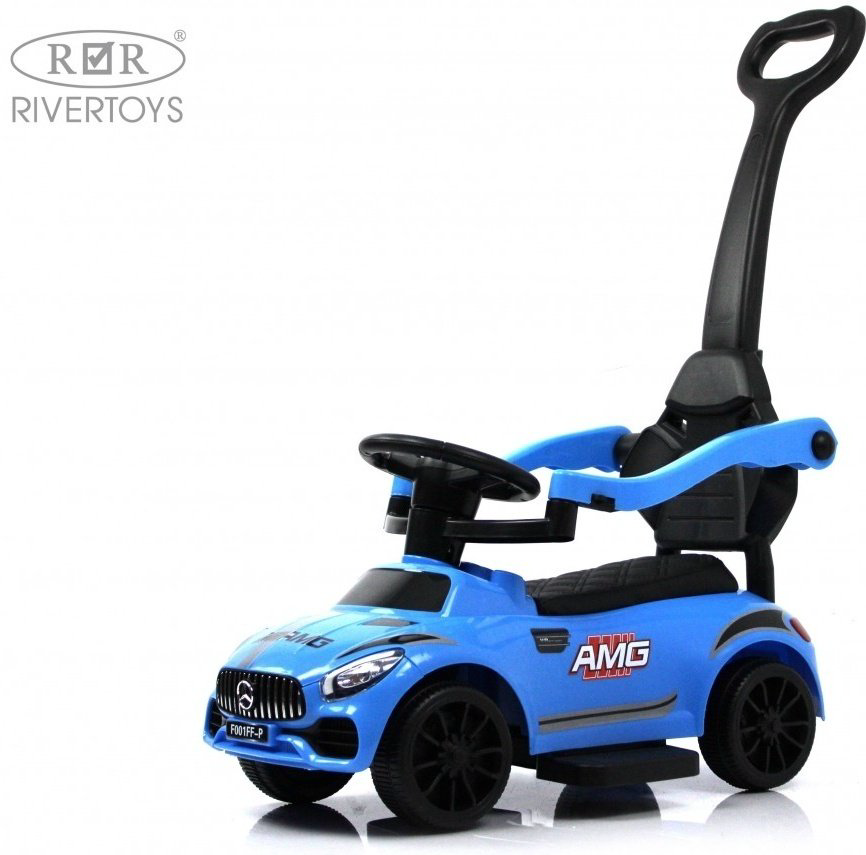 Каталка River Toys F001FF-P синий купить,NaN