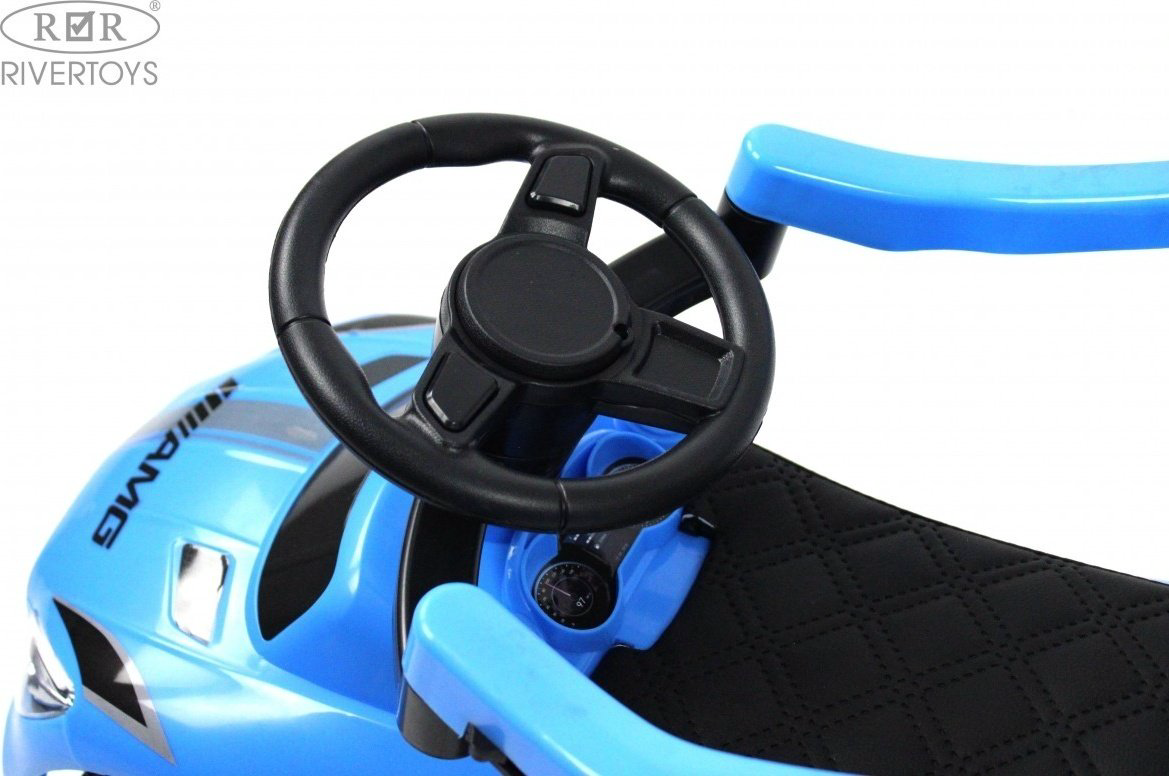 Каталка River Toys F001FF-P синий купить,NaN