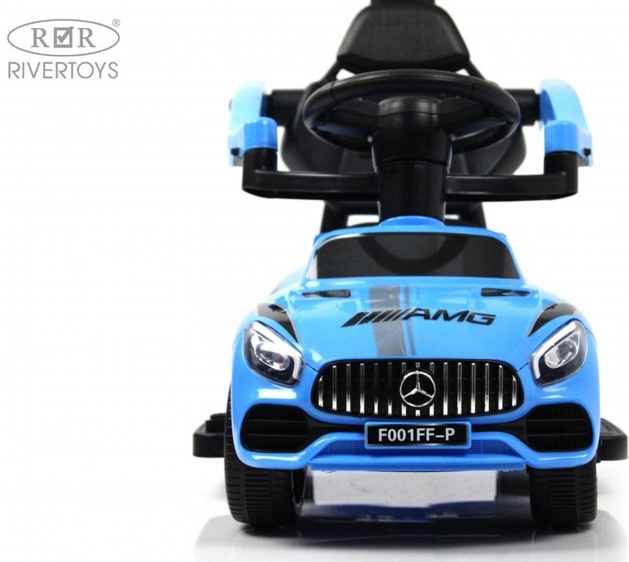 Каталка River Toys F001FF-P синий купить,NaN