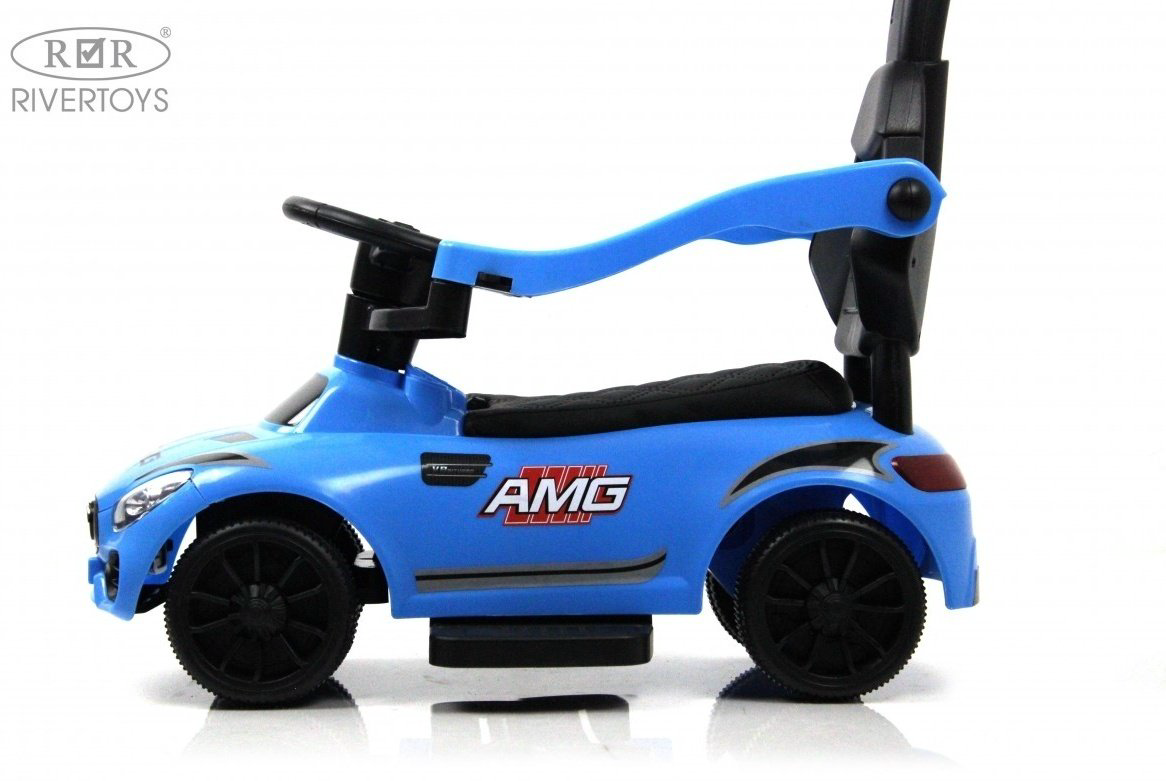 Каталка River Toys F001FF-P синий купить,NaN