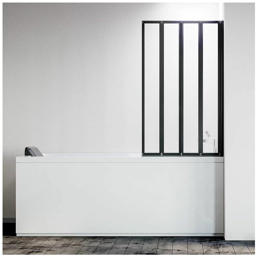 Душевая шторка Veconi PL74BR-90-01-19C4 складная, правая купить,NaN
