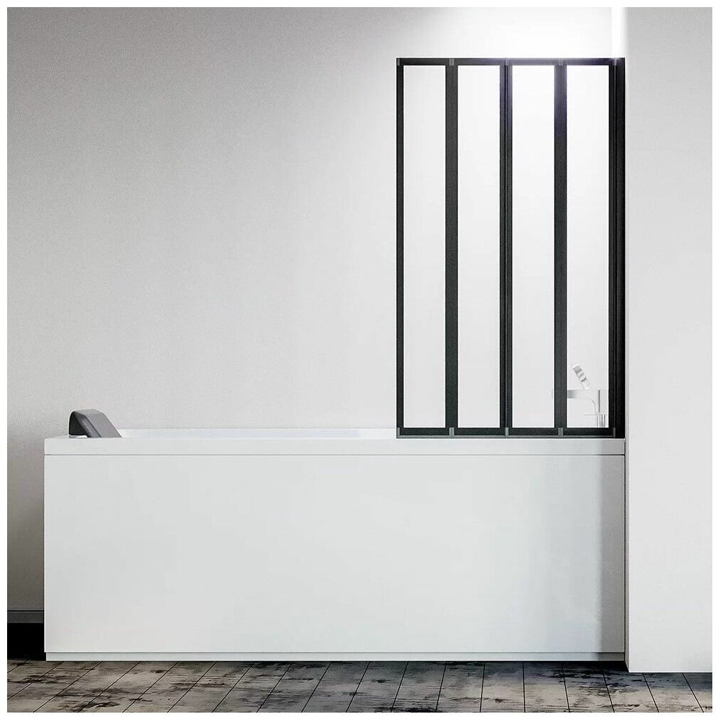 Душевая шторка Veconi PL74BR-90-01-19C4 складная, правая купить,NaN