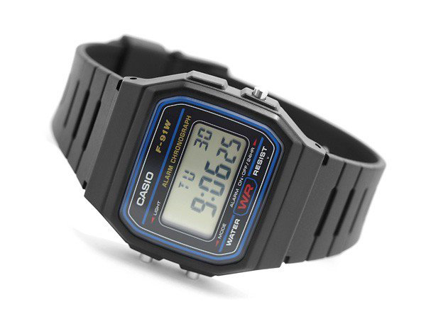 Часы Casio F-91W-1YEG купить,NaN