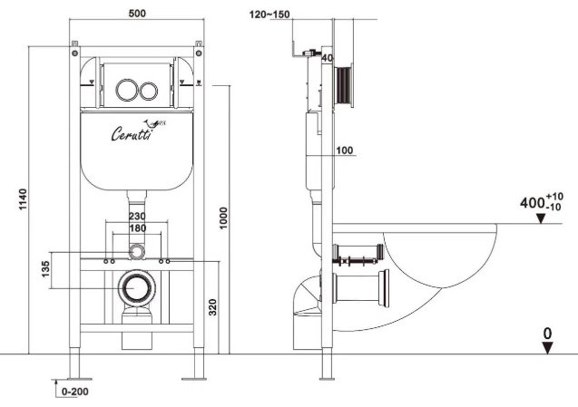 Cerruti рамная инсталляция CR558