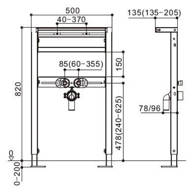 WeltWasser рамная инсталляция AMBERG 500 RA купить,NaN