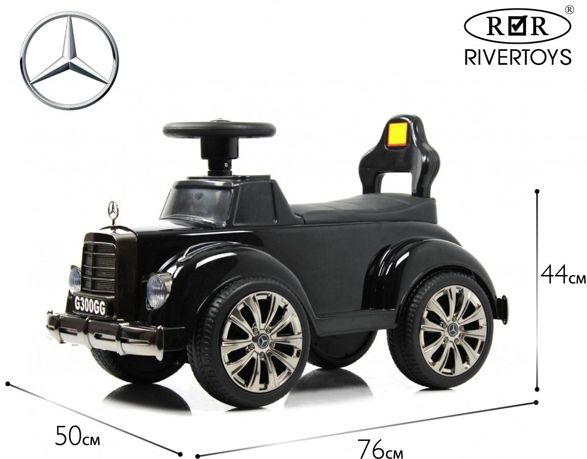 Каталка River Toys G300GG черный купить,NaN