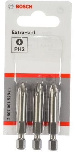 Набор бит Bosch PH2 XH 2607001528 3 шт