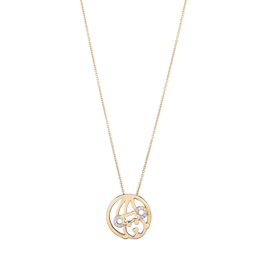 Колье Damiani 10649д/892AS 45см 2,56гр 0,036ct. купить,NaN