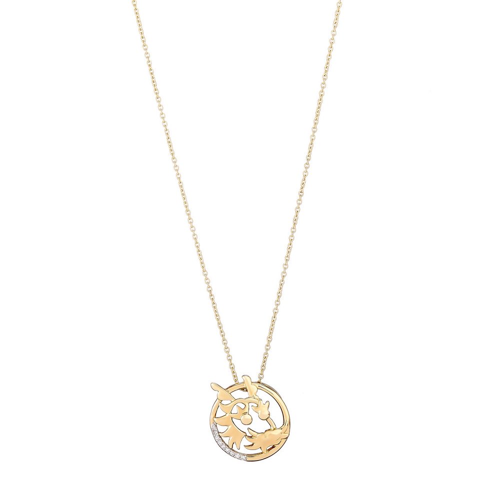 Колье Damiani 10859д/918AS 45см 2,57гр 0,023ct. купить,NaN