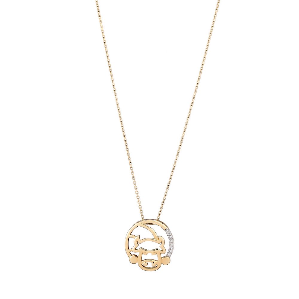 Колье Damiani 10854д/906AS 45см 2,4гр 0,028ct. купить,NaN