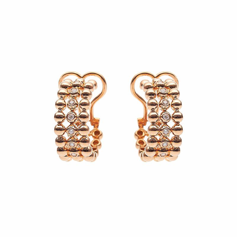 Серьги Casato 1584 cas 12,21гр 0,17ct. купить,NaN