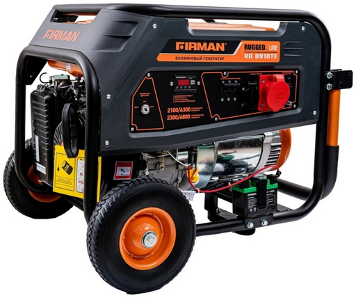 Бензиновый генератор Firman RD8910TE2 15 л.с.,6 кВт/6.6 кВт