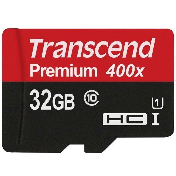 Карта памяти MicroSD 32GB Class 10 U1 Transcend TS32GUSDCU1