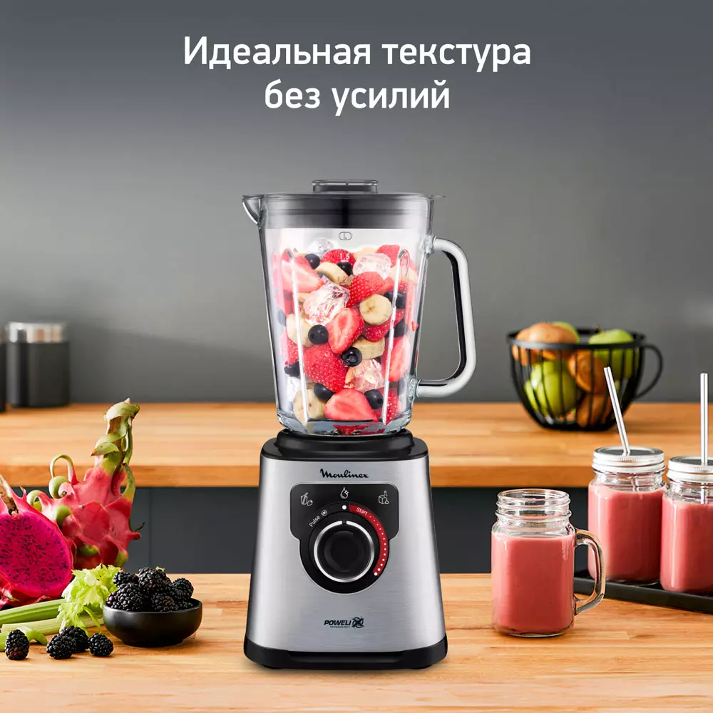 Стационарный блендер Moulinex LM 871D10 Silver
