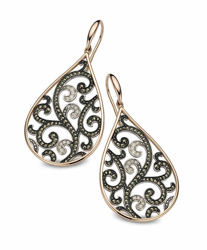 Серьги Tirisi 3584 tir 7,328гр 0,2ct 1,73ct. купить,NaN