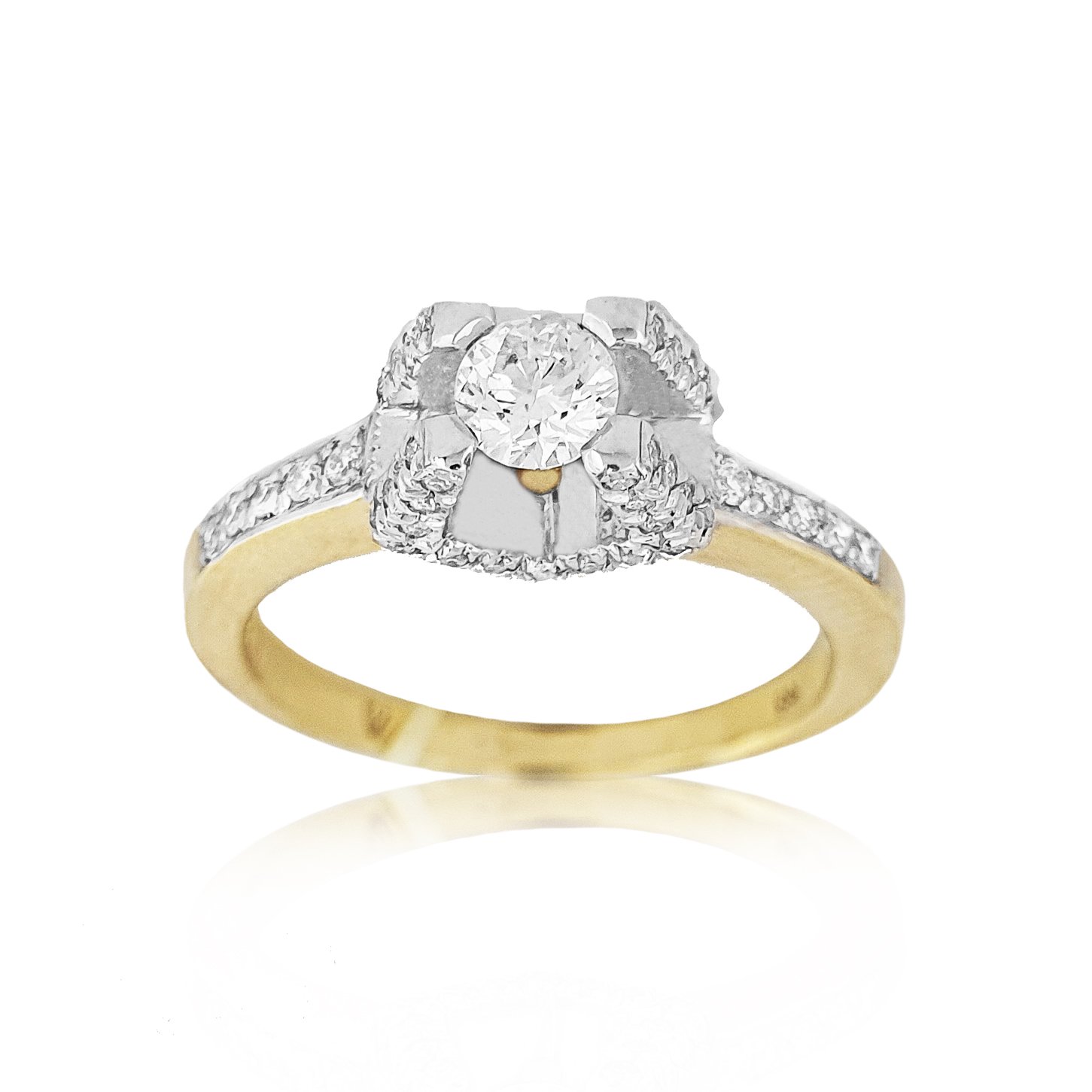 Кольцо Goldos MU006R 18р 4,3гр 0,65ct. купить,NaN