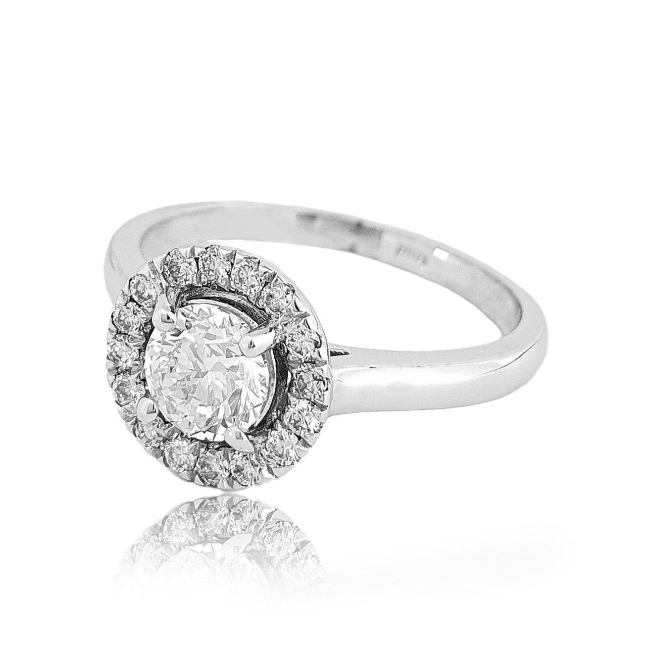 Кольцо Goldos Premium SDR9030 17,5р 3,86гр 0,90ct 0,70ct 0,20ct. купить,NaN