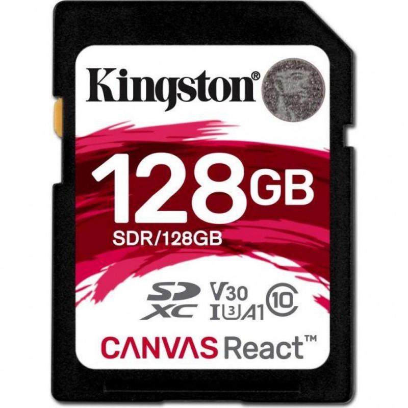 Карта памяти Kingston SD 128GB Class 10 U3 SDR