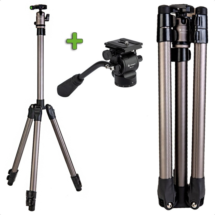 Напольный штатив FOTOPRO D5-42Q-MH3 gray купить,NaN