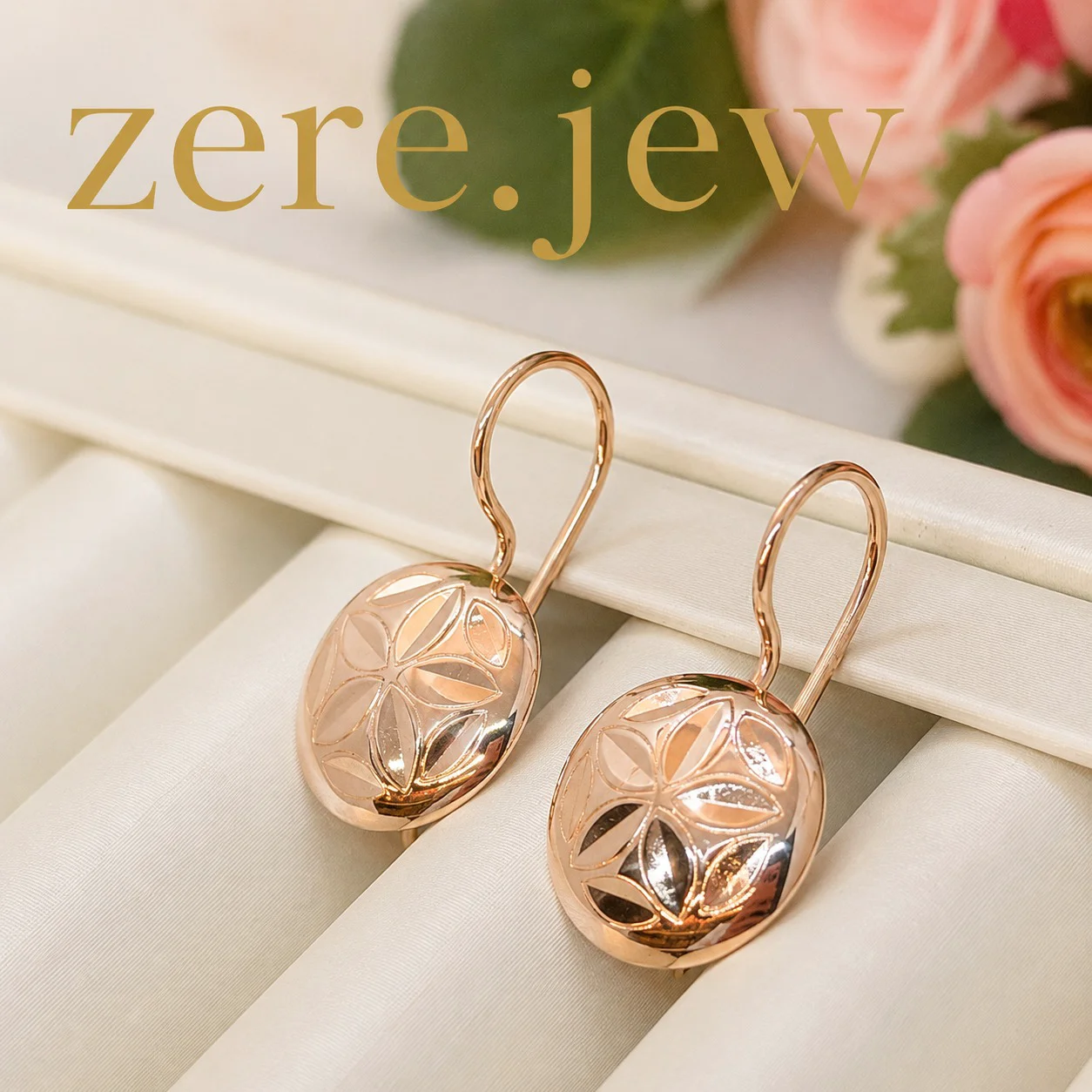 Серьги Zere ZR05092610 красное золото 585 проба, 1.84г  купить,138000