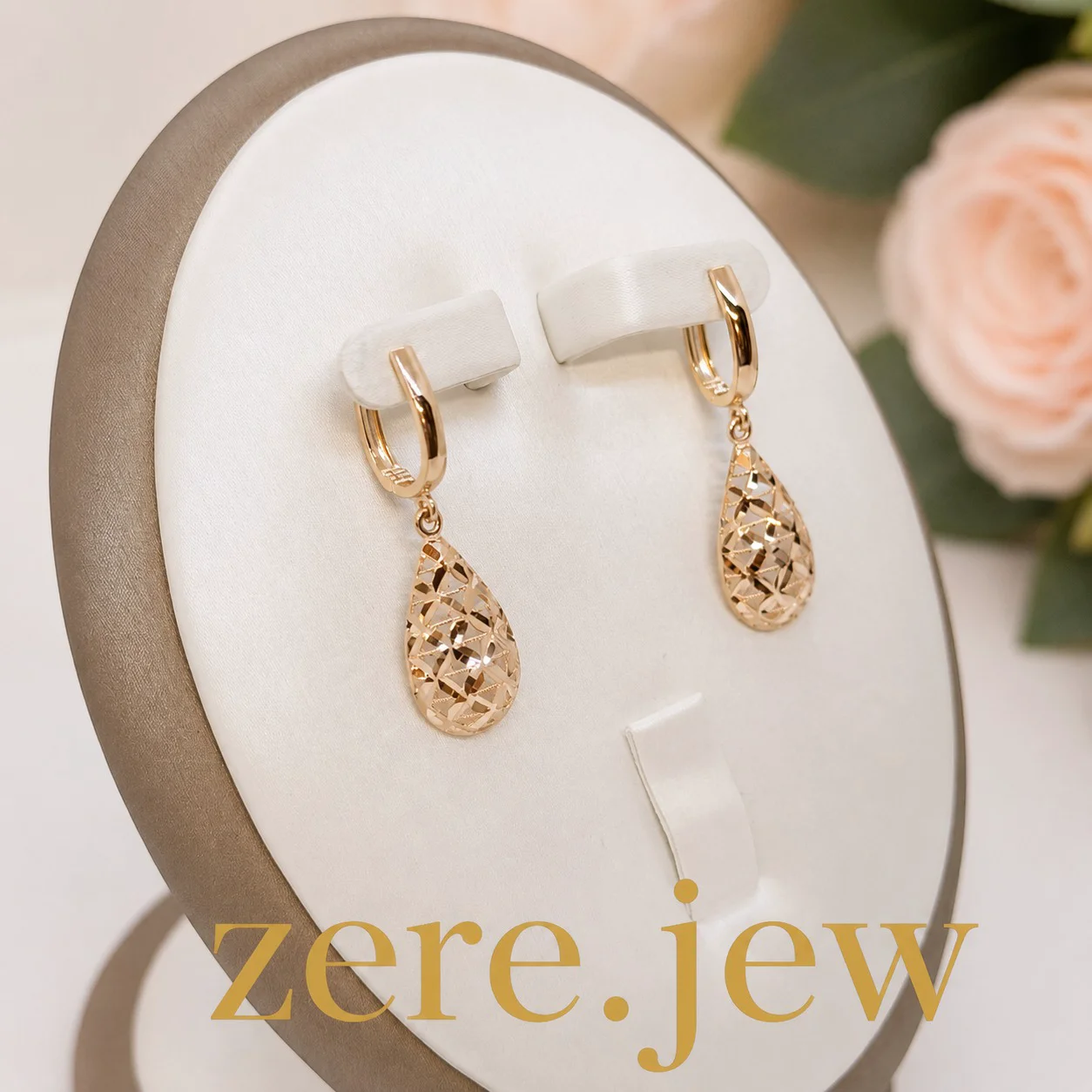 Серьги Zere из красного золота ZR05092608 585 проба, 2.34г купить,175500