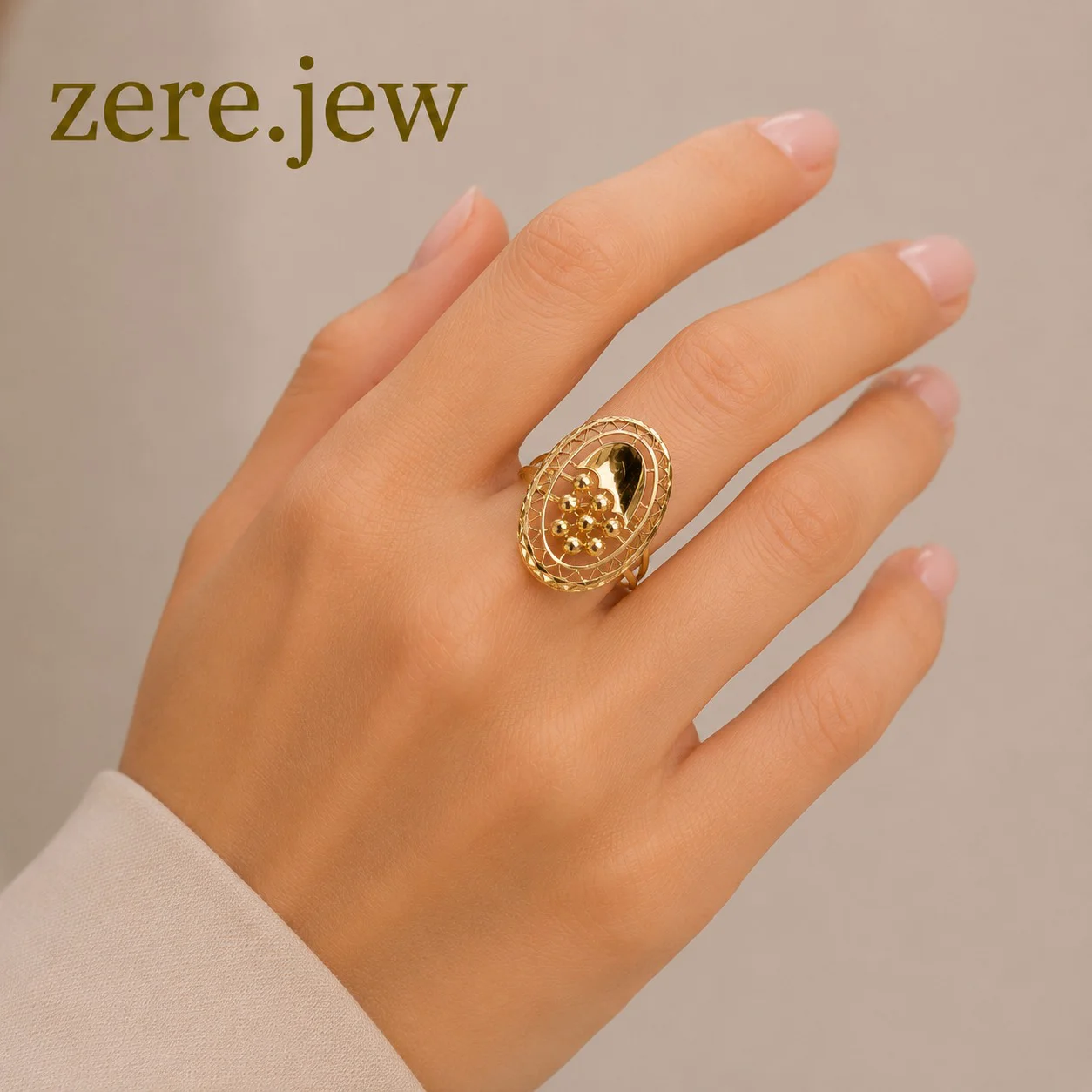 Кольцо Zere ZR06092603 жёлтое золото 20р 2.2 г купить,165000